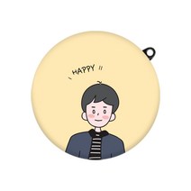 구스페리 큐티 일러스트 디자인 LG 톤 플러스 프리 케이스, 보이가르마머리