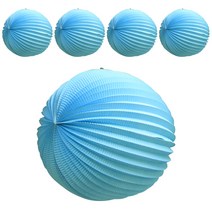 리빙다 페이퍼 벌룬 5p, 라이트블루