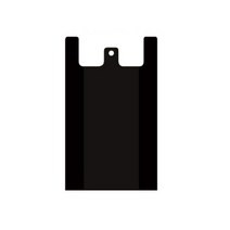 MEO 손잡이 비닐 봉투 3호 검정색 35 x 40 cm, 5L, 300개