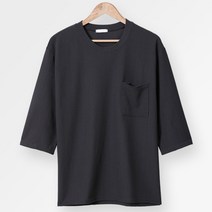 단군 오버핏 링클프리 7부 티셔츠