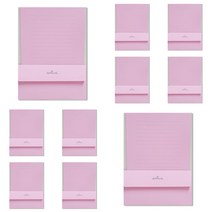 홀마크 컬러 편선지 편지지세트, 핑크, 10개
