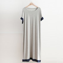 보리맘 페인 배색 임부원피스 K80
