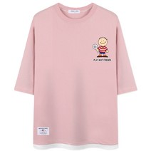 네스파 바보소년 레이어드 7부 티셔츠 SRB_0268