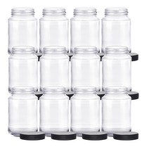 플라스틱 블랙캡 잼병 높은형 SG280, 230ml, 12개