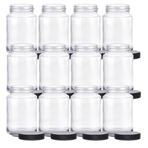 플라스틱 블랙캡 잼병 높은형 SG490, 400ml, 12개