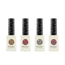 파셋 글램 글리터 젤 폴리쉬 10ml x 4종 세트, GG01 하이골드, GG02 앤드로즈, GG03 헬로실버, GG04 샤이피치, 1세트
