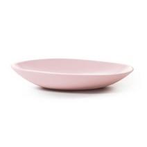 에르모사키친 무광 컬러머드 도자기 접시, 핑크, 1개