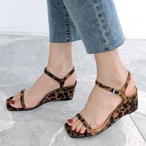 라블 여성용 웨지힐 샌들 6.5cm