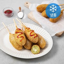 치즈가 쭉 늘어나는 프리미엄 vvip 두물머리 연잎핫도그 (냉동), 1kg, 1개