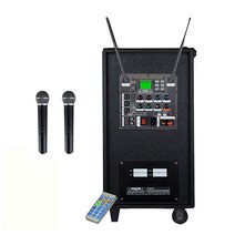 그레이스 충전식 무선 앰프 일체형 + 무선 마이크 2p, EG-380