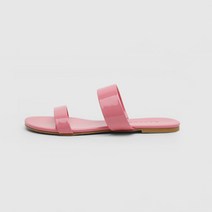 사뿐 페니슈 에나멜 스트랩 슬리퍼