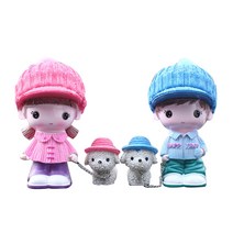 앤티스 커플로맨스 차량용 피규어 2종, 헌팅캡커플, 1개