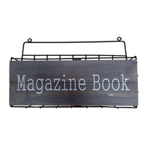 빈티지 magazine book 데코 책꽂, 그레이