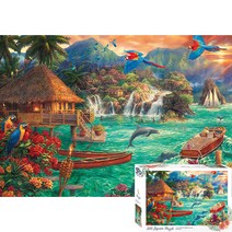 토이앤퍼즐 판타지 아일랜드 직소퍼즐, 500피스, 혼합색상