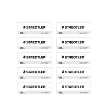 스테들러 525 RPS1 슬라이딩 지우개 리필, 화이트, 10개