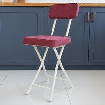 밴프 패브릭 쿠션 체어, 레드(OC083), 1개