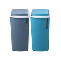 블럭마트 주방 욕실 다용도 휴지통 12L, 랜덤발송, 2개