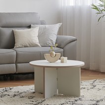우드레이 HPM 원목 사이드 협탁 6번, 화이트