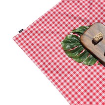 메리이든 피크닉 양면방수 돗자리, 레드체크