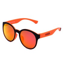VKOOL 편광렌즈 선글라스 VK-2006 + 도수클립, 레드 + 오렌지