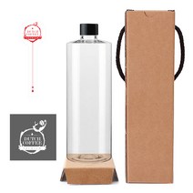 투명 페트병 검정캡 AC500 라벨5 세트, 500ml, 10세트