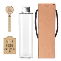 알루미늄 캡 PET 공병 투명 실버 200ml ACL200 + 라벨 3종 + 박스 세트 4M, 1세트
