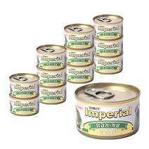 임페리얼 강아지 간식캔 100g, 닭고기 + 게살 혼합맛, 12개