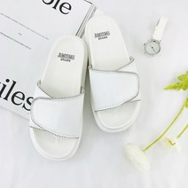 여성용 심플 통굽 슬리퍼 샌들 SN039