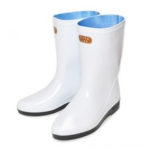 보생 논슬립 여자 장화, 백색, 245