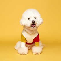 플로트 블록 맨투맨, 아이보리레드