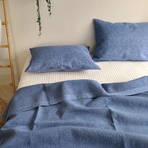 충무누비 풍기인견 여름이불, 블루