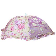 앤티스 프로방스 플라워패턴 음식커버 핑크, 1개