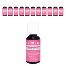 셰프마스터 반액상 식용색소 네온 브라이트 핑크, 20g, 12개