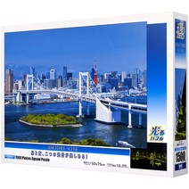 야노망 동경 미니 야광 직소퍼즐 YM15-15, 1500피스, 혼합색상