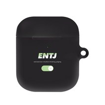 나인어클락 MBTI 에어팟 케이스 + 카라비너, ENTJ 스위치
