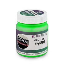 지디큐팩토리 실크스크린 유성 날염용 졸 잉크 원단용 재료 500g, 형광그린
