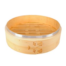 업소용 스텐 대나무 양은 만두기 경도 채반, 130mm, 1개