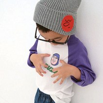 소년마켓 남아용 버즈 라그랑 긴팔 티셔츠
