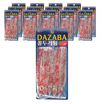 DAZABA 꼴뚜기웜 루어 12cm 5개입 x 15p, 화이트레드펄