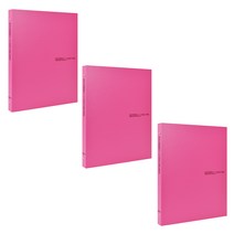 에코청운 A4 에코 미니 바인더 3공, 분홍, 3개