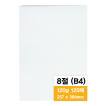 영아트 모조지 120g, 8절, 125개