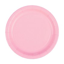 partypia 파티 접시 베이비핑크 22cm, 6개입, 10개