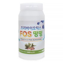 유정룡효소과학 프리바이오틱스 FOS 떵떵 유산균, 240g, 1개