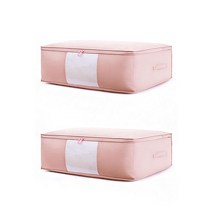 더자카 심플 파스텔 이불정리함 S, 핑크, 2개