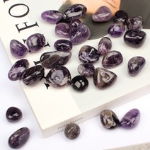 자수정 자갈 중형 100g x 2p, 혼합색상