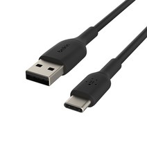 벨킨 부스트업 USB C타입 충전케이블, 1m, 블랙