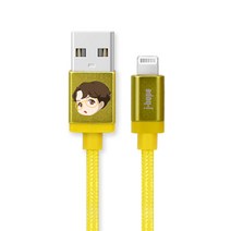 케이에이치바텍 BTS 캐릭터 8핀 라이트닝 충전 케이블, J-HOPE, 1개