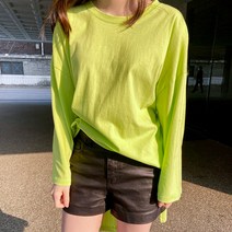 제이에이치스타일 여성용 롱 트임 티셔츠 JHROK228