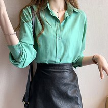 루나걸 커리 심플 블라우스