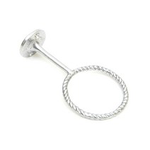 꽈배기 드라이 거치대, 실버, 1개